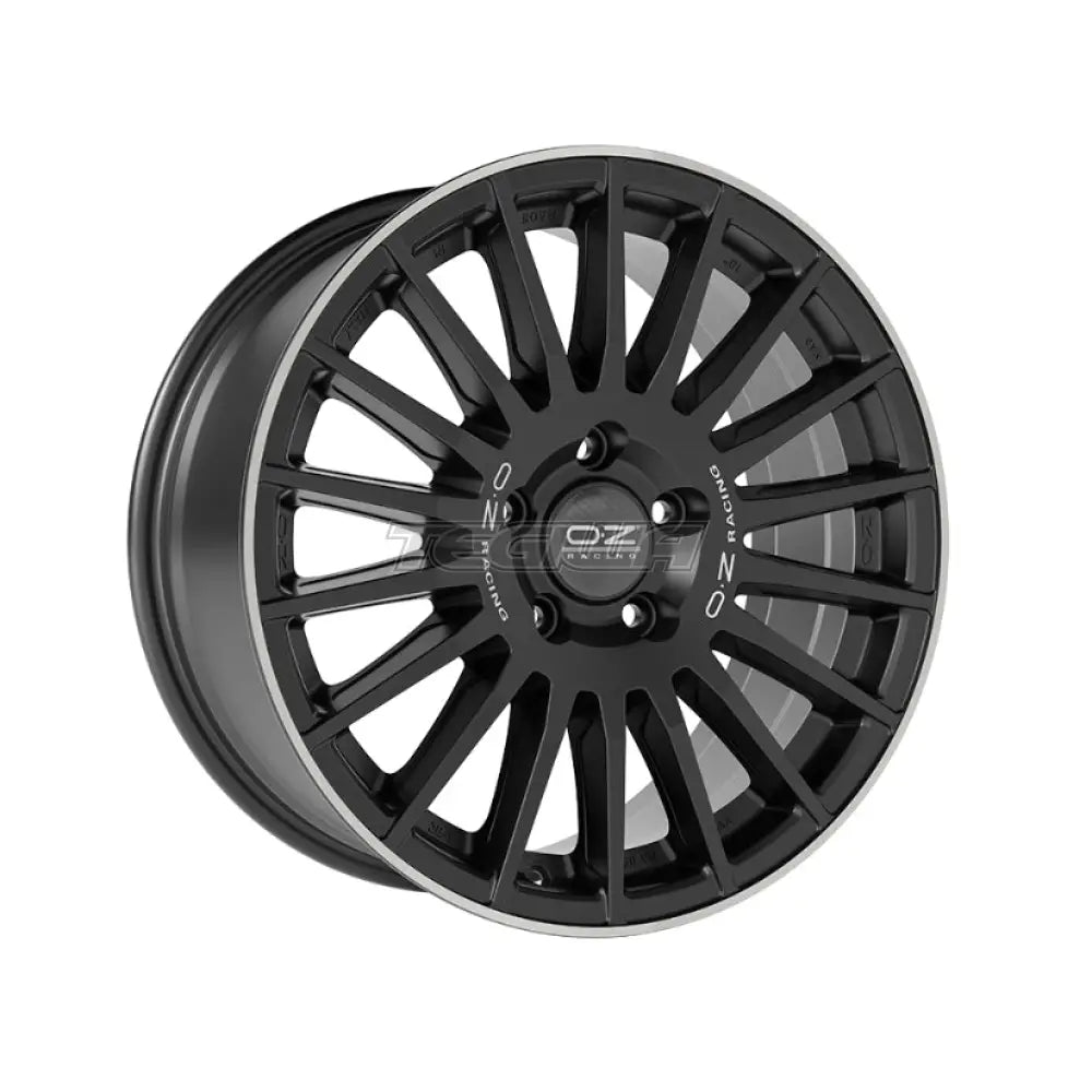OZ Perform SUV-Offroad Rally Desert Alloy Wheel 18x8 ET48 6x139.7 Matt Black Silver Lettering Diamond Lip 92.4mm CB