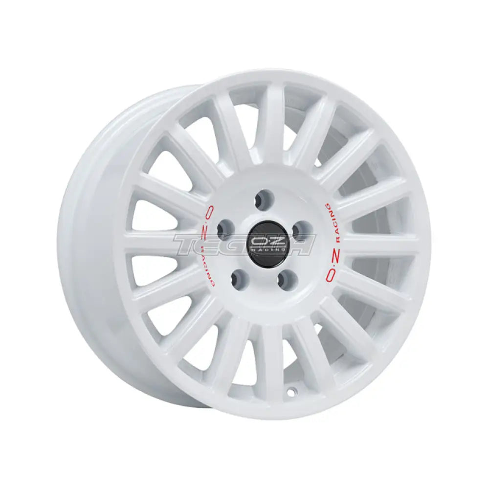 OZ Perform SUV-Offroad Rally Raid Alloy Wheel 18x8.5 ET32 5x130 Race White Red Lettering 71.5mm CB Alloy Wheels