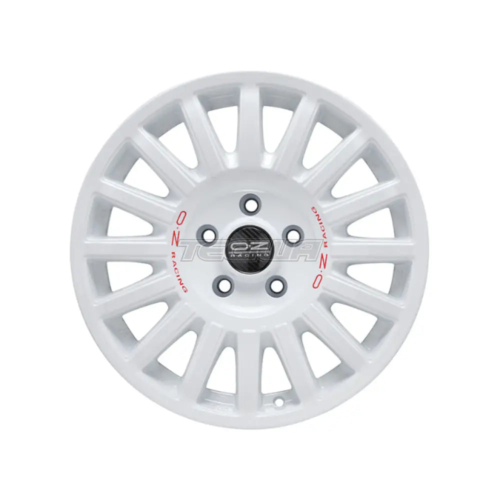 OZ Perform SUV-Offroad Rally Raid Alloy Wheel 18x8.5 ET32 5x130 Race White Red Lettering 71.5mm CB Alloy Wheels