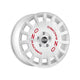OZ Sport Rally Racing Alloy Wheel 17x8 ET48 5x100 Race White Red Lettering 68mm CB Alloy Wheels