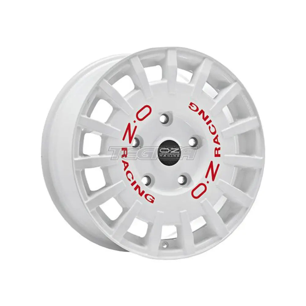 OZ Sport Rally Racing Van Alloy Wheel 18x7.5 ET48 5x160 Race White Red Lettering 65.1mm CB Alloy Wheels