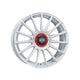 OZ Sport Supertu Evoluz WRC Alloy Wheel 19x8.5 ET38 5x114.3 Race White Red Lettering 75mm CB Alloy Wheels