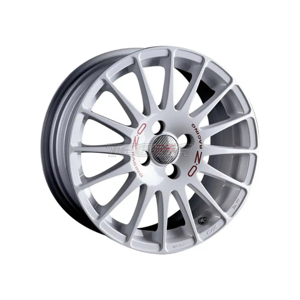 OZ Sport Superturismo GT Alloy Wheel 14x6 ET36 4x100 Race White Red Lettering 68mm CB Alloy Wheels