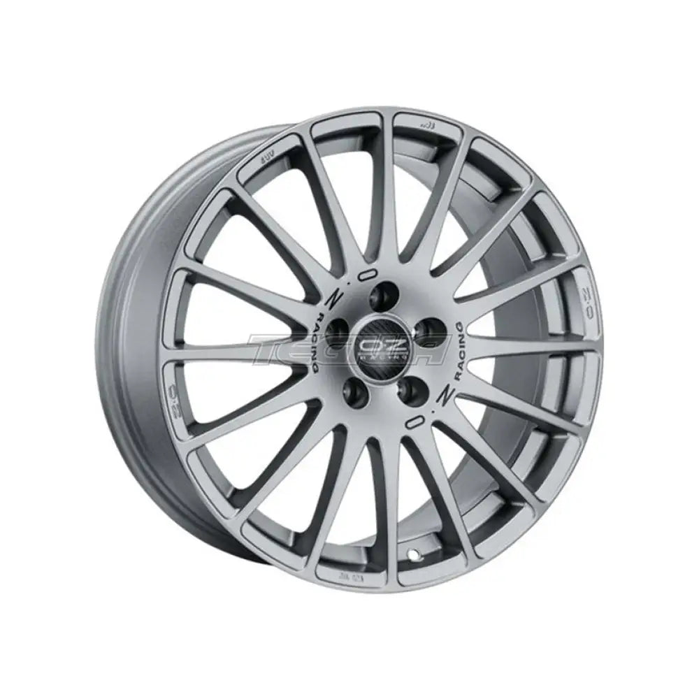 OZ Sport Superturismo GT Alloy Wheel 19x8 ET35 5x112 Racing Grey Black Lettering 75mm CB Alloy Wheels