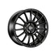 OZ Sport Superturismo LM Alloy Wheel 17x7.5 ET35 5x100 Matt Black Silver Lettering 68mm CB Alloy Wheels