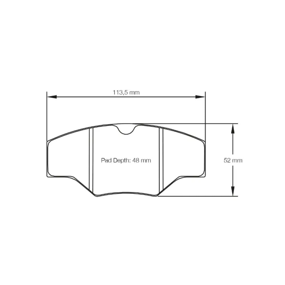 Pagid Brake Pads 1265 AP Racing CP3228-26/27 S4 Caliper Brake Pads