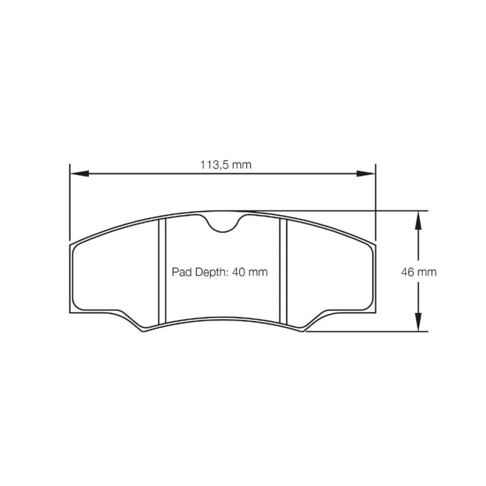 Pagid Brake Pads 1749 AP Racing CP 2361 Caliper Brake Pads