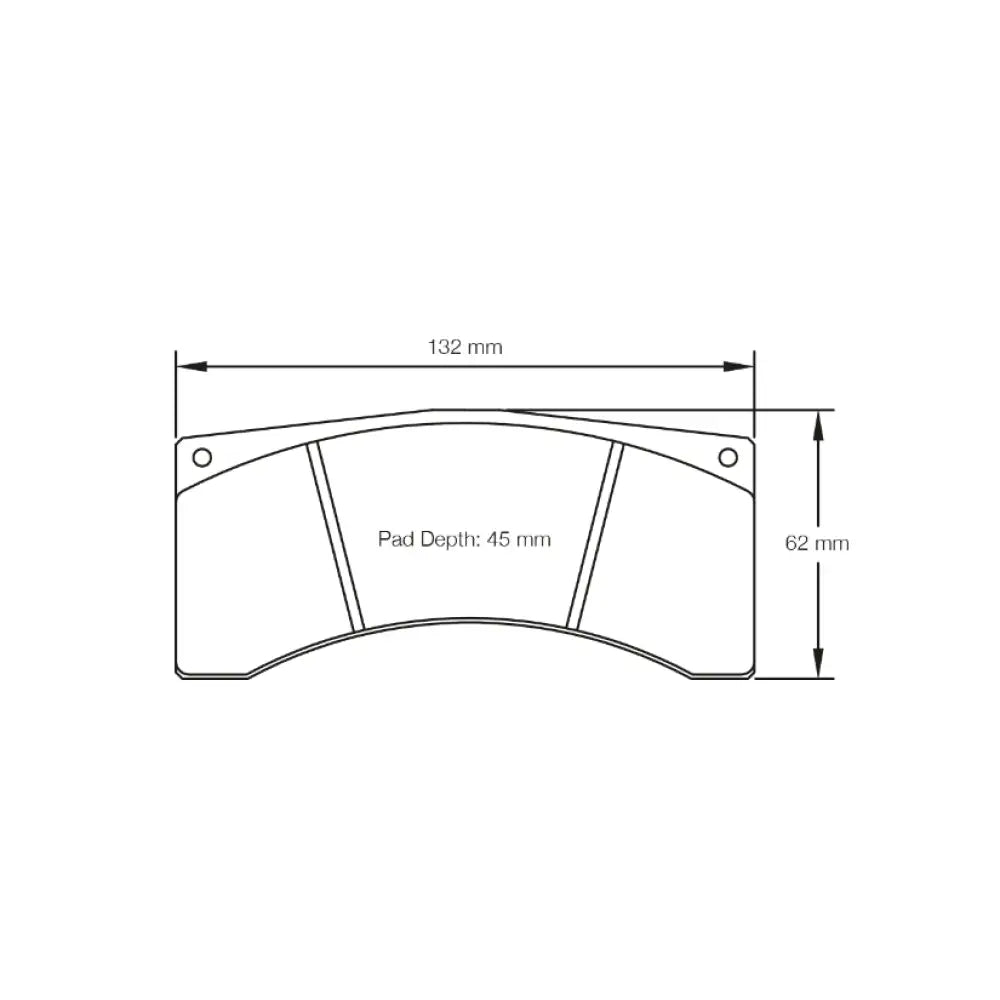 Pagid Brake Pads Alcon CAR23 [4423X650] Caliper Brake Pads