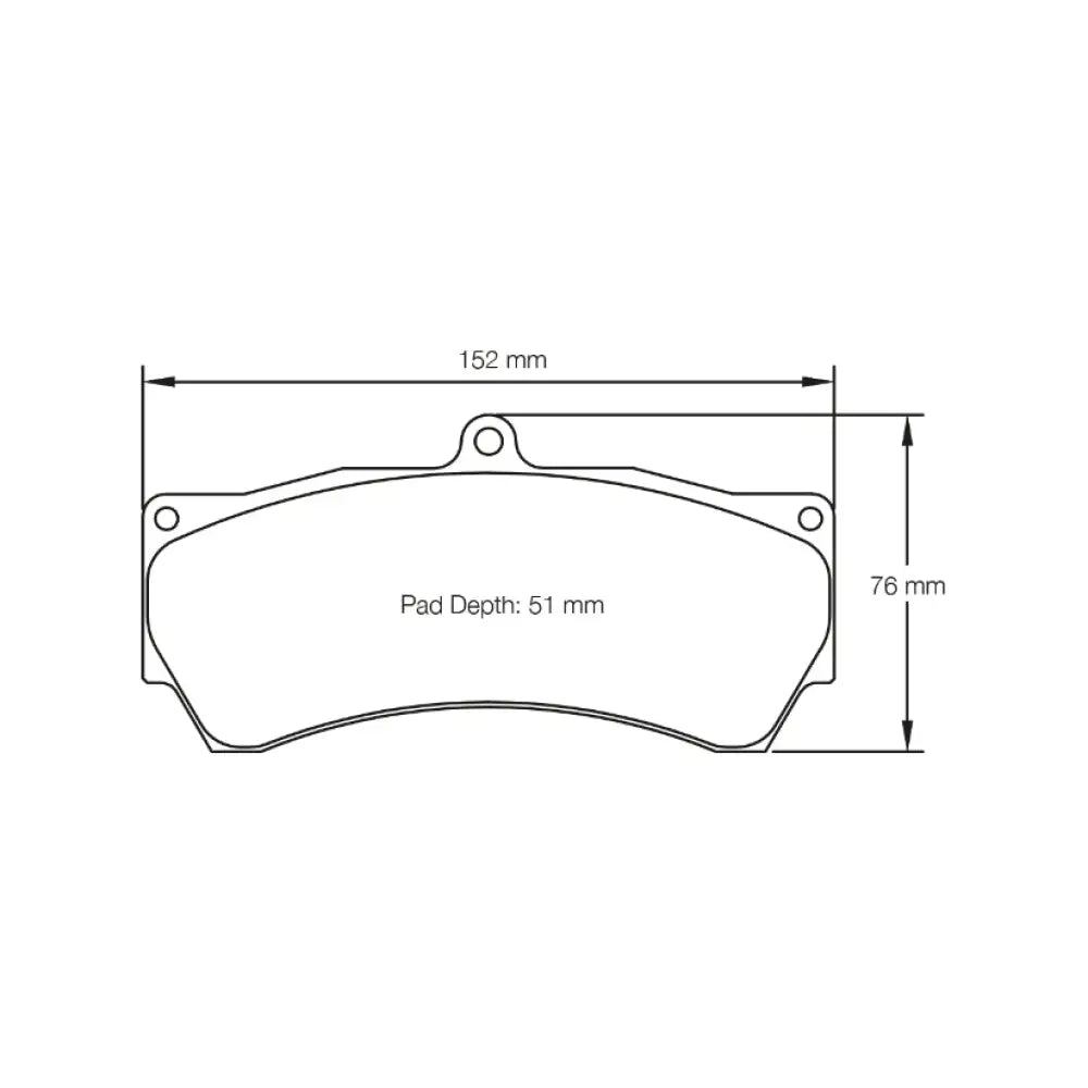 Pagid Brake Pads Alcon Mono6 [4497 X 500] Caliper Brake Pads