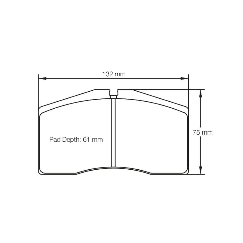 Pagid Brake Pads Alcon TA 4 CAR84 [4484] Caliper Brake Pads