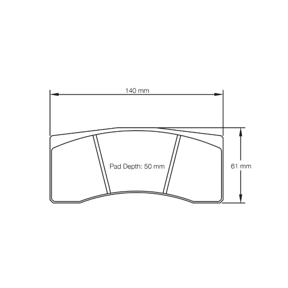 Pagid Brake Pads Alcon TPC CAR26 [4426] Caliper Brake Pads