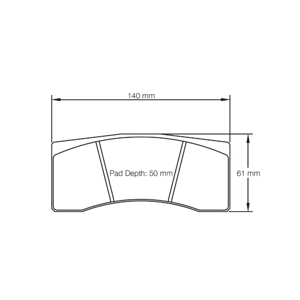 Pagid Brake Pads Alcon TPC CAR26 [4426] Caliper Brake Pads