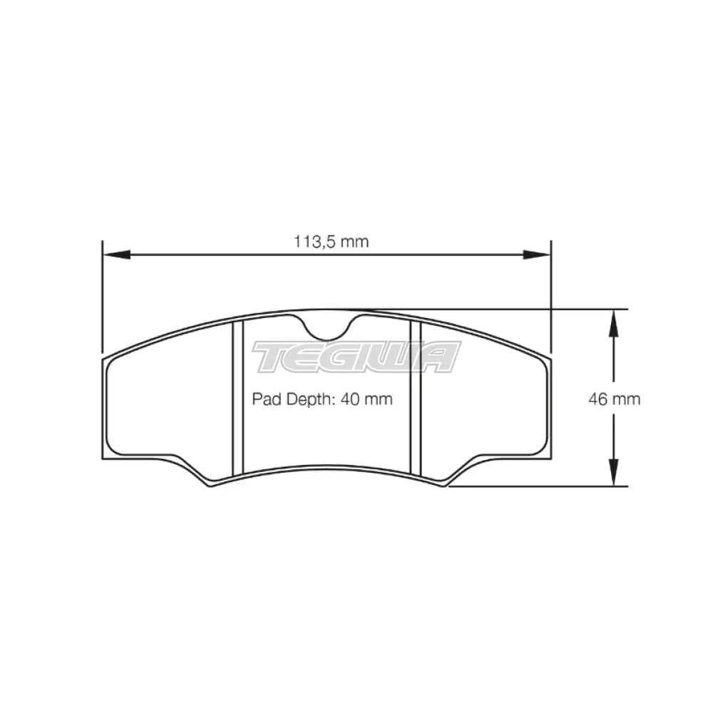 Pagid Brake Pads AP Racing CP 2361 Caliper 16mm 1749 / RST 4 Brake Pads