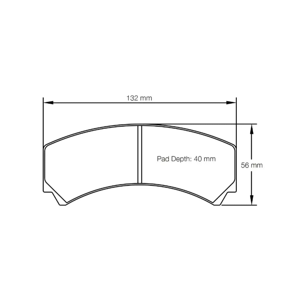 Pagid Brake Pads AP Racing CP3215 D40 Caliper Brake Pads