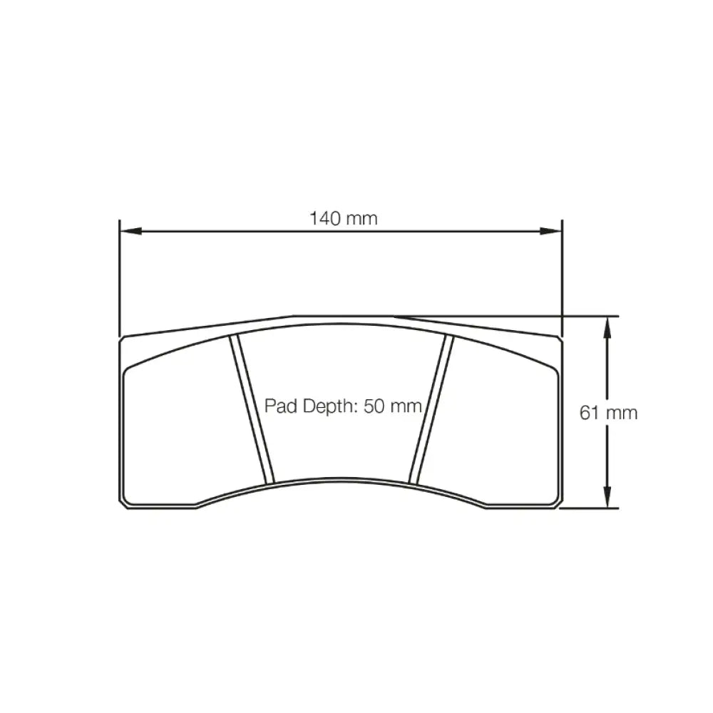 Pagid Brake Pads AP Racing CP5788 D48 Caliper Brake Pads