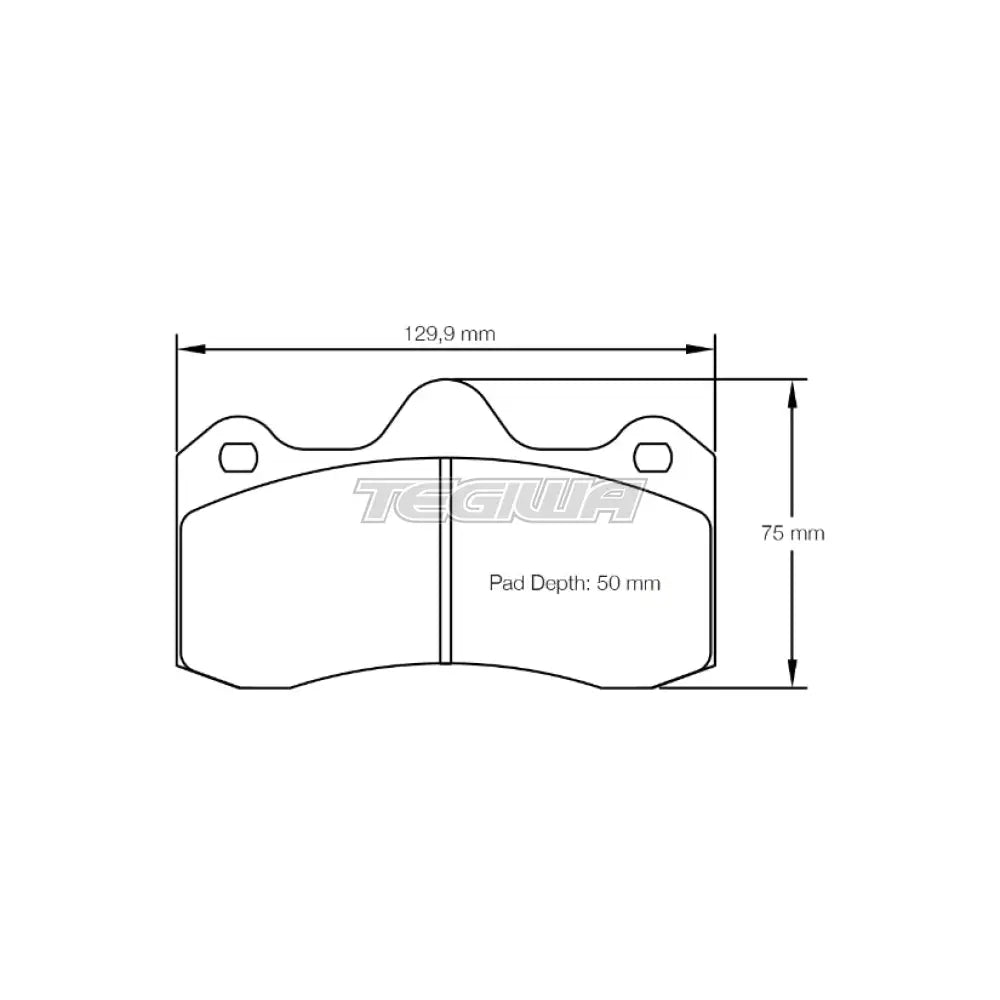 Pagid Brake Pads AP Racing CP6627 D51 Caliper 16.7mm 8214 / RSL 29 Brake Pads