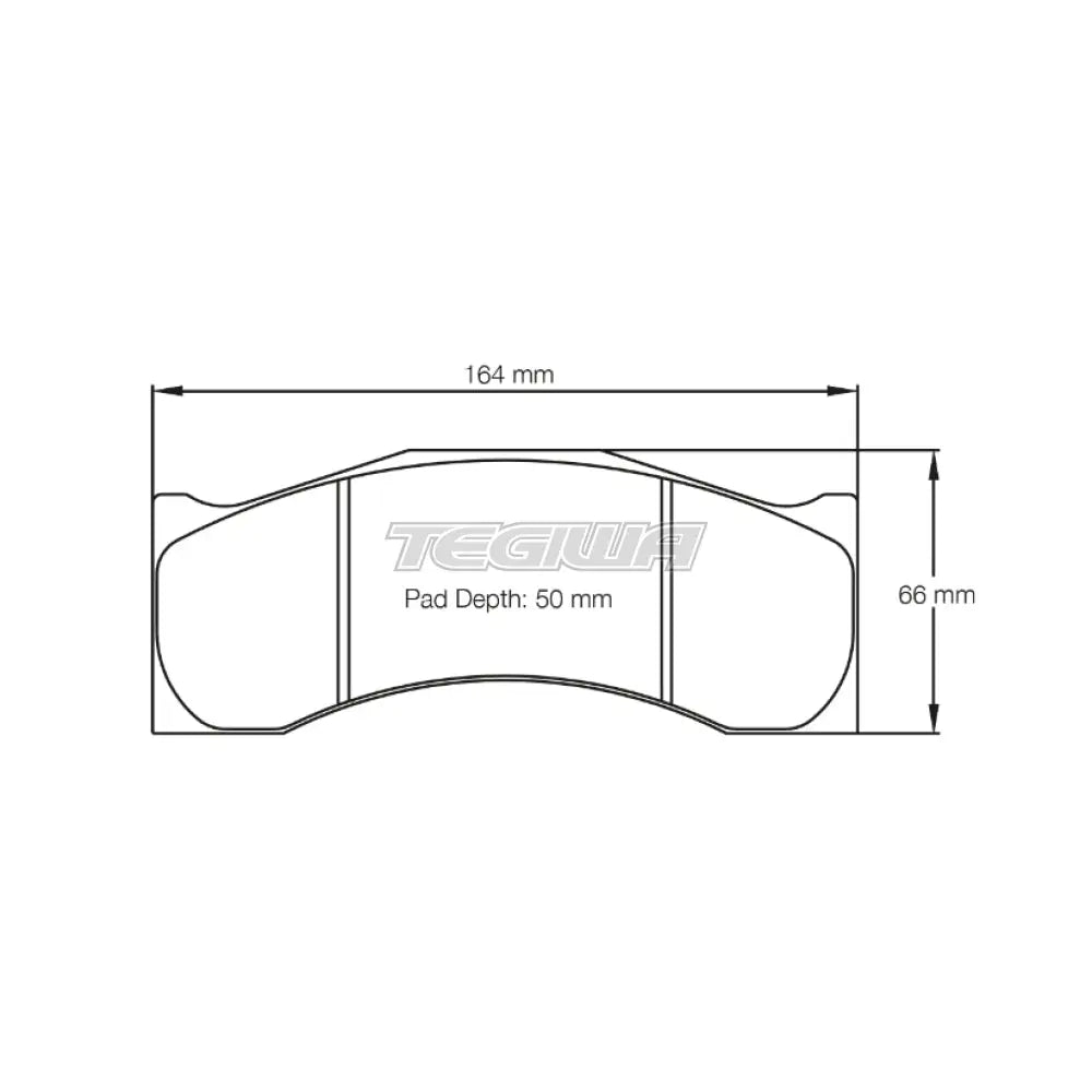 Pagid Brake Pads AP Racing CP6766 D50 Caliper 18mm 8044 / RST 3 Brake Pads