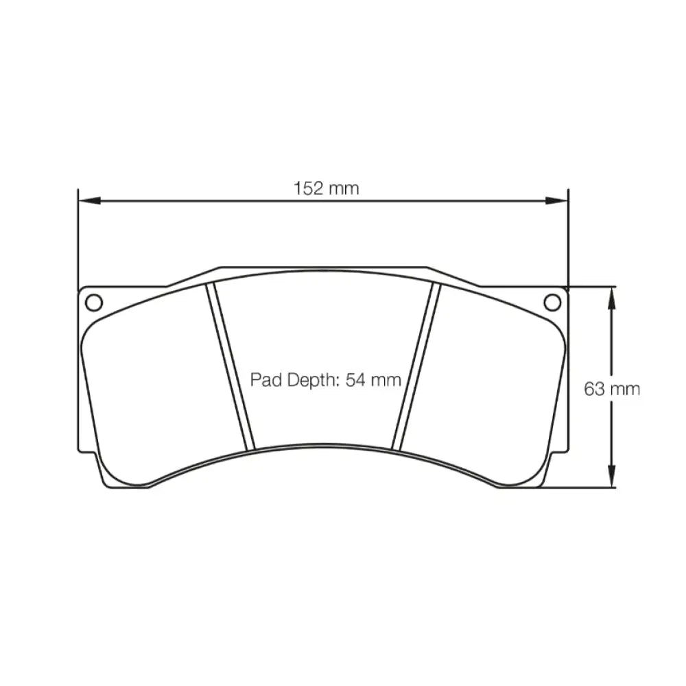 Pagid Brake Pads AP Racing CP9660 D54 Caliper Brake Pads