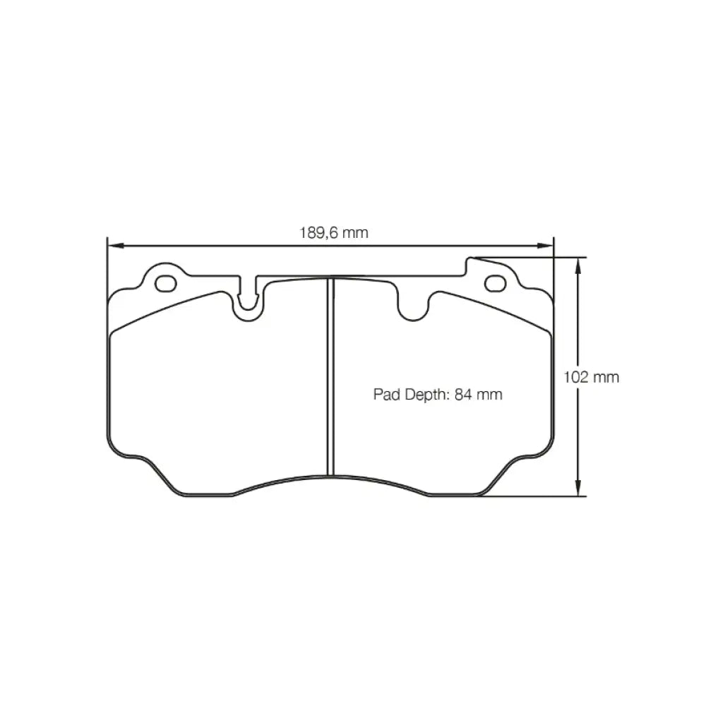 Pagid Brake Pads Aston Martin Vanquish Ceramic Brakes 43435 Brake Pads