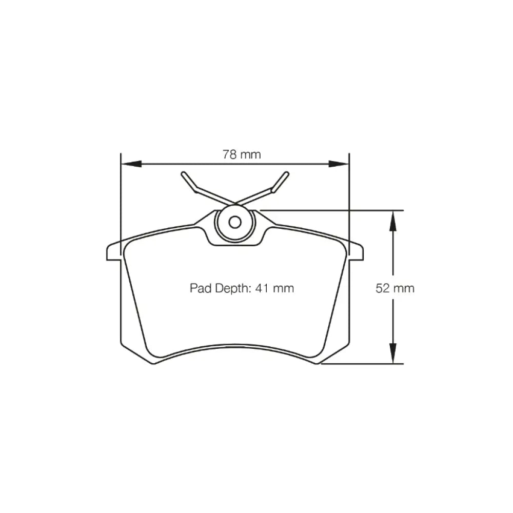 Pagid Brake Pads Audi A4 1.8 20V 95-00 Brake Pads