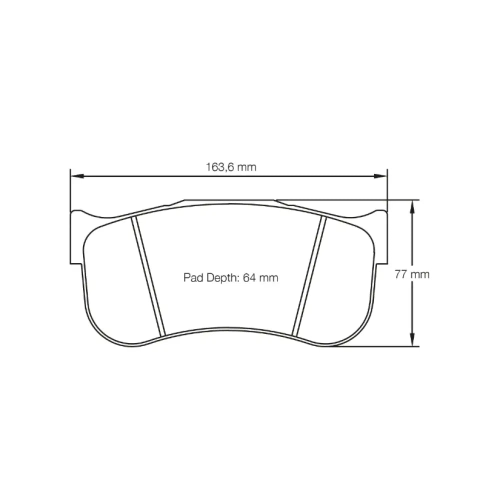Pagid Brake Pads Audi R8 GT4 & GT4 Cup Race Car 17- Brake Pads