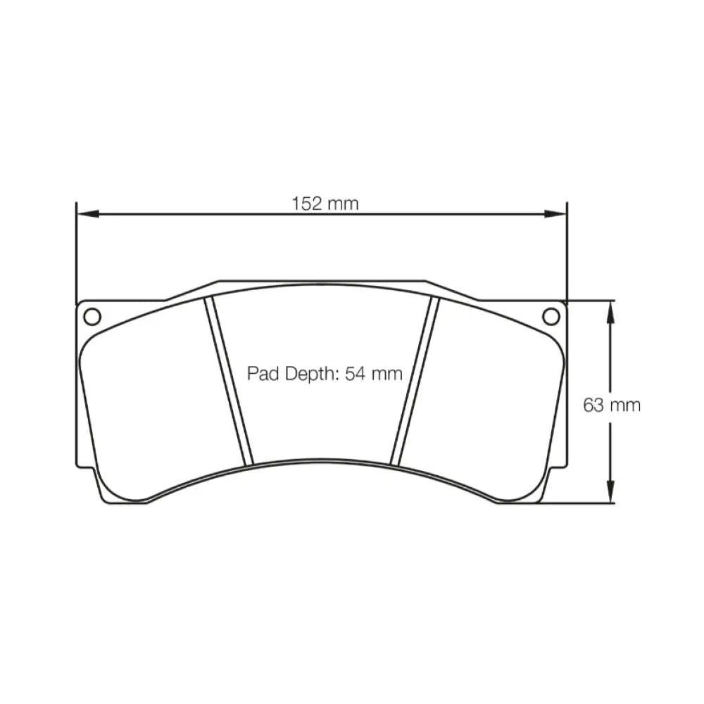 Pagid Brake Pads Audi RS3 LMS TCR Race Car 16- Brake Pads