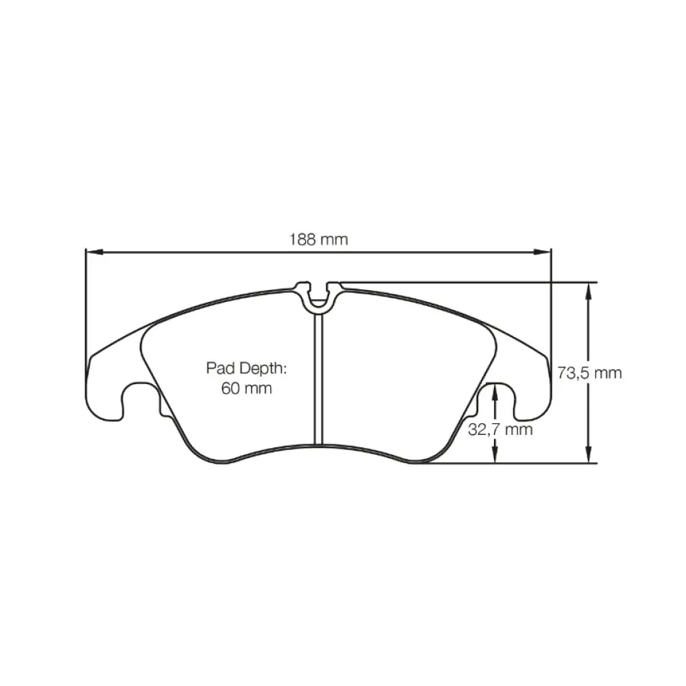 Pagid Brake Pads Audi S4 B8 Disc 345mm 42217 Brake Pads