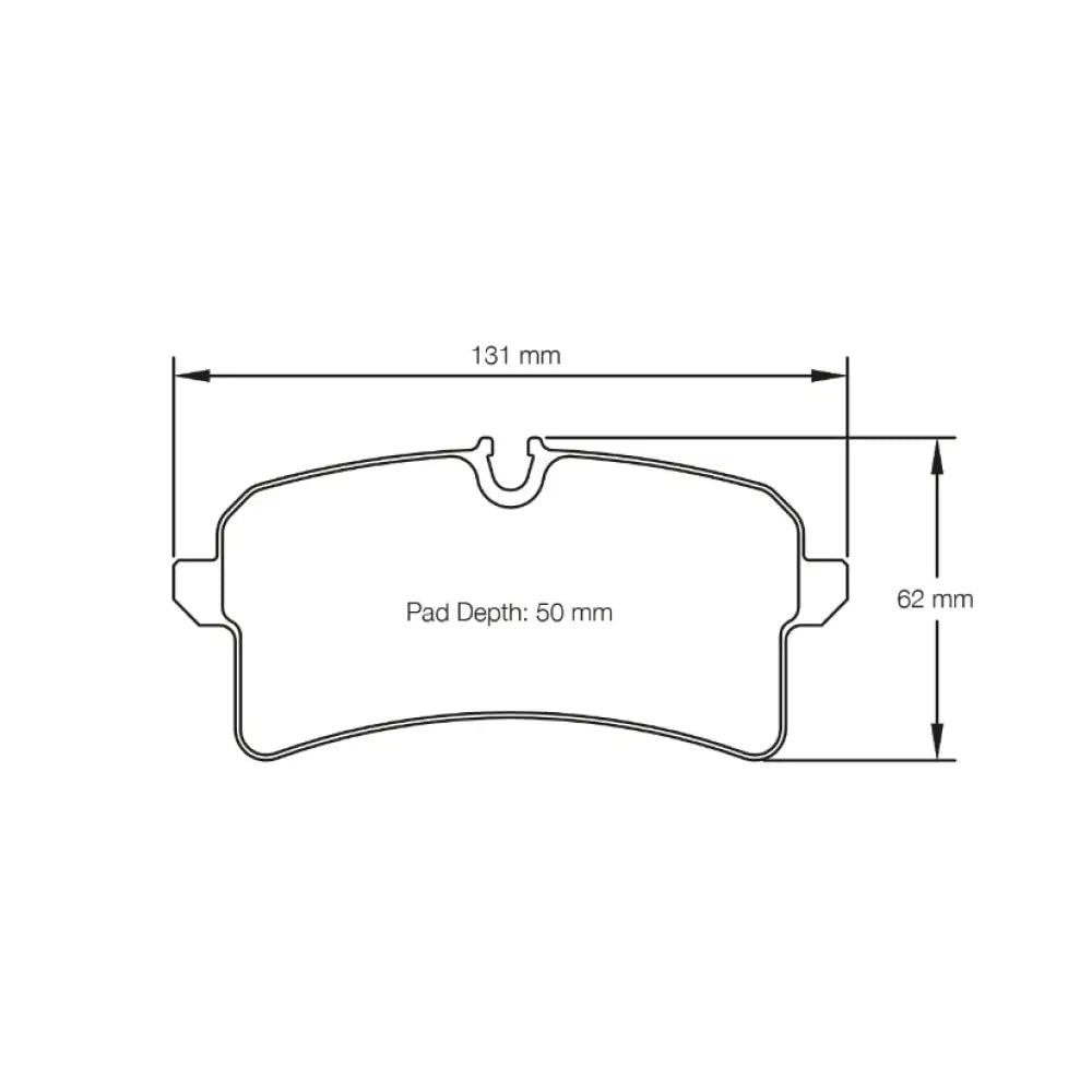 Pagid Brake Pads Bentley Continental GT Ceramic Brakes 11- Brake Pads