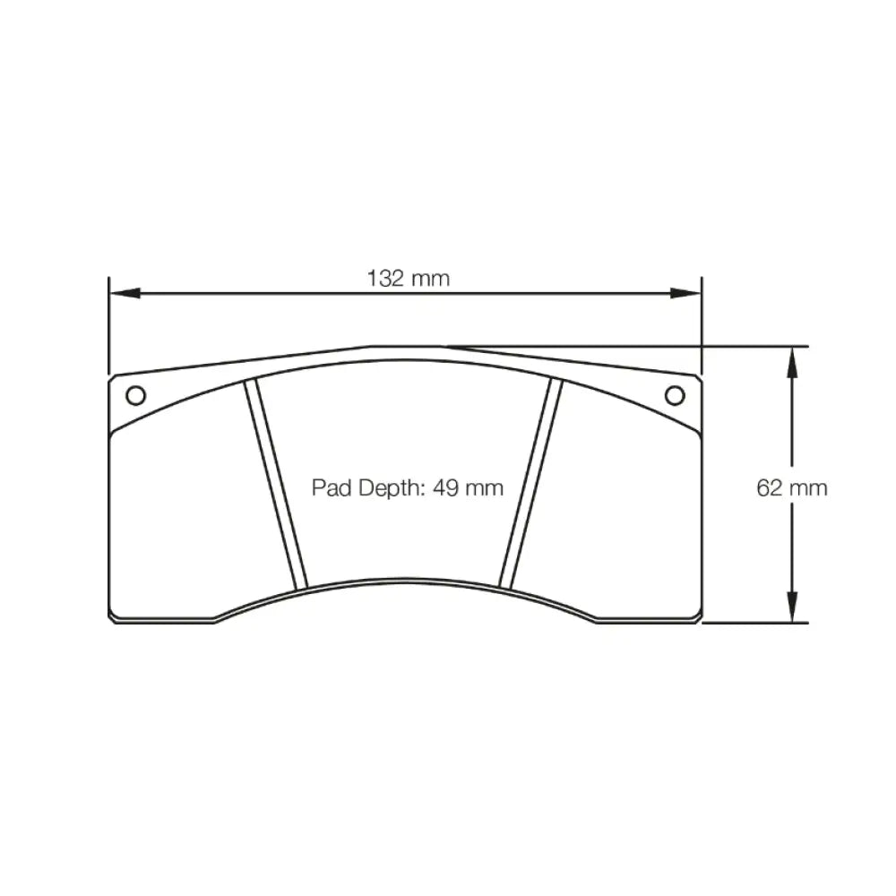 Pagid Brake Pads Bentley Continental GT3 Race Car 14-17 Brake Pads