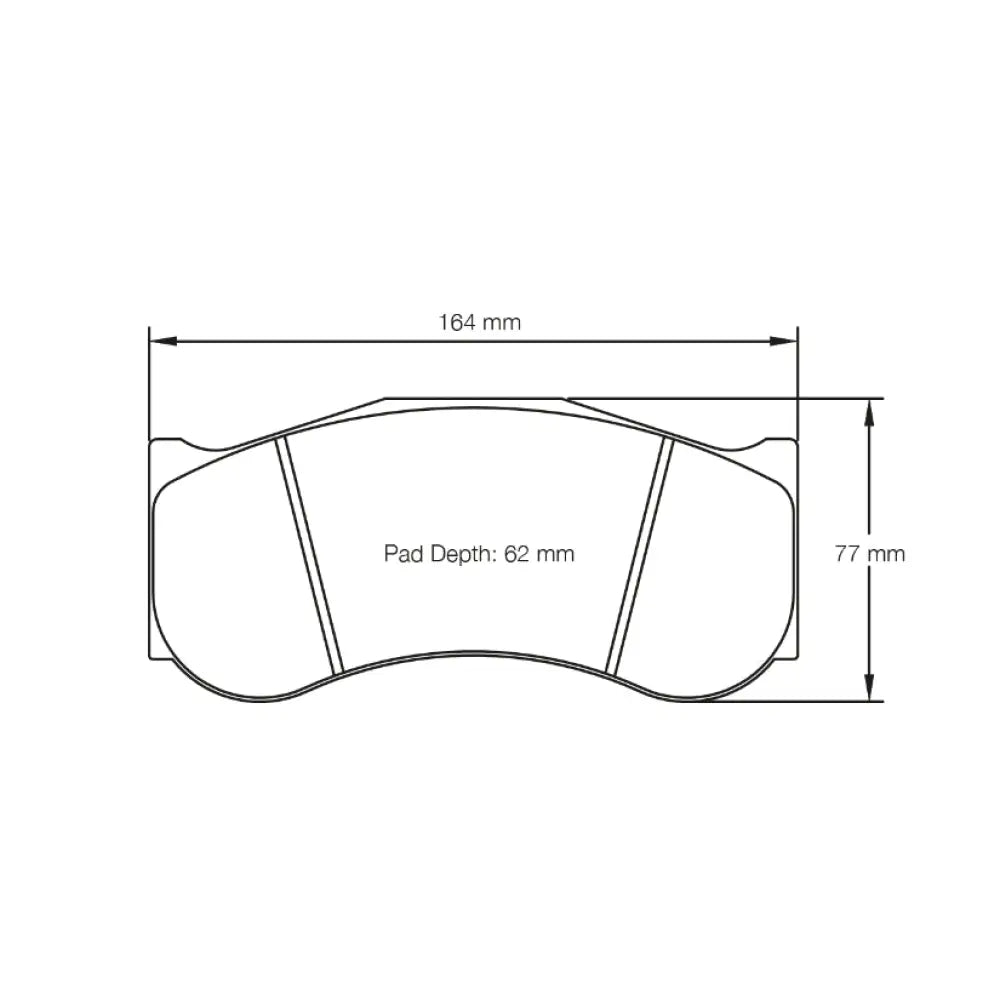 Pagid Brake Pads Bentley Continental GT3 Race Car 14-17 Brake Pads