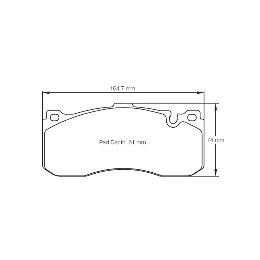 Pagid Brake Pads BMW 3 Series M-Technic / Brembo 09- Brake Pads