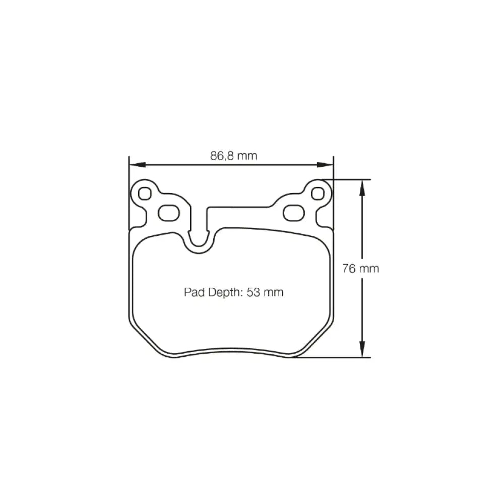 Pagid Brake Pads BMW 3 Series M-Technic / Brembo 09- Brake Pads