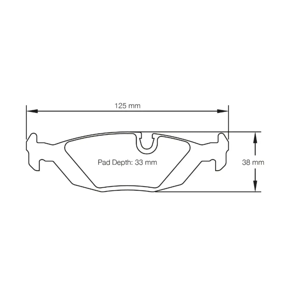 Pagid Brake Pads BMW 318Is - 325I E30 82-93 Brake Pads