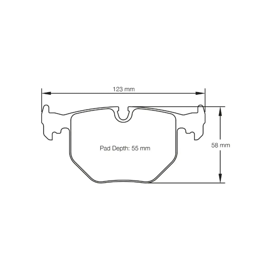 Pagid Brake Pads BMW 330I E46 00-05 Brake Pads