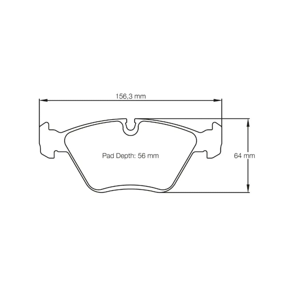 Pagid Brake Pads BMW 330I E46 00-05 Brake Pads