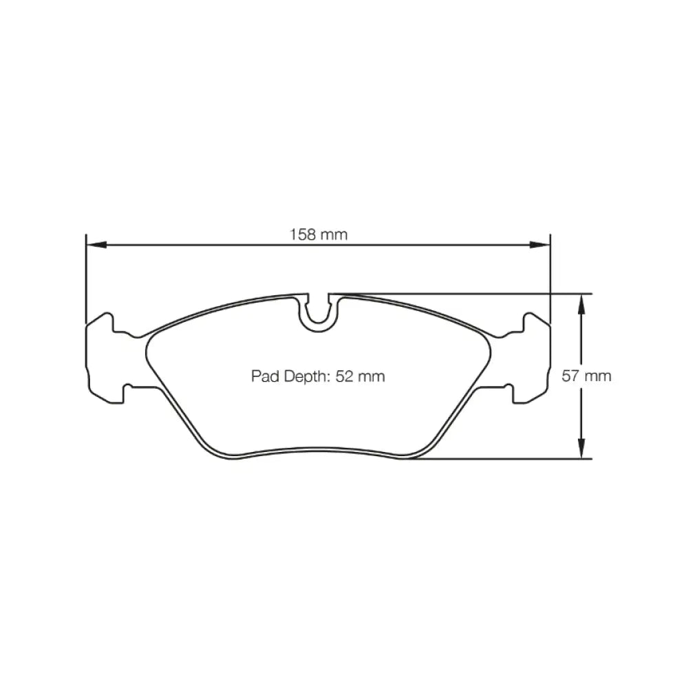Pagid Brake Pads BMW M3 E30 Evo I & Ii 86-92 Brake Pads