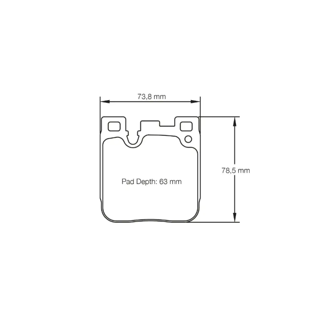 Pagid Brake Pads BMW M4 F82 14- Brake Pads