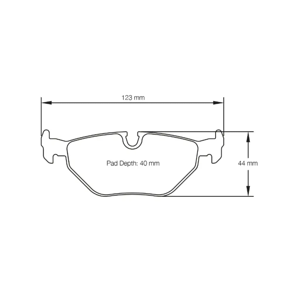 Pagid Brake Pads BMW M5 E34 88-97 Brake Pads
