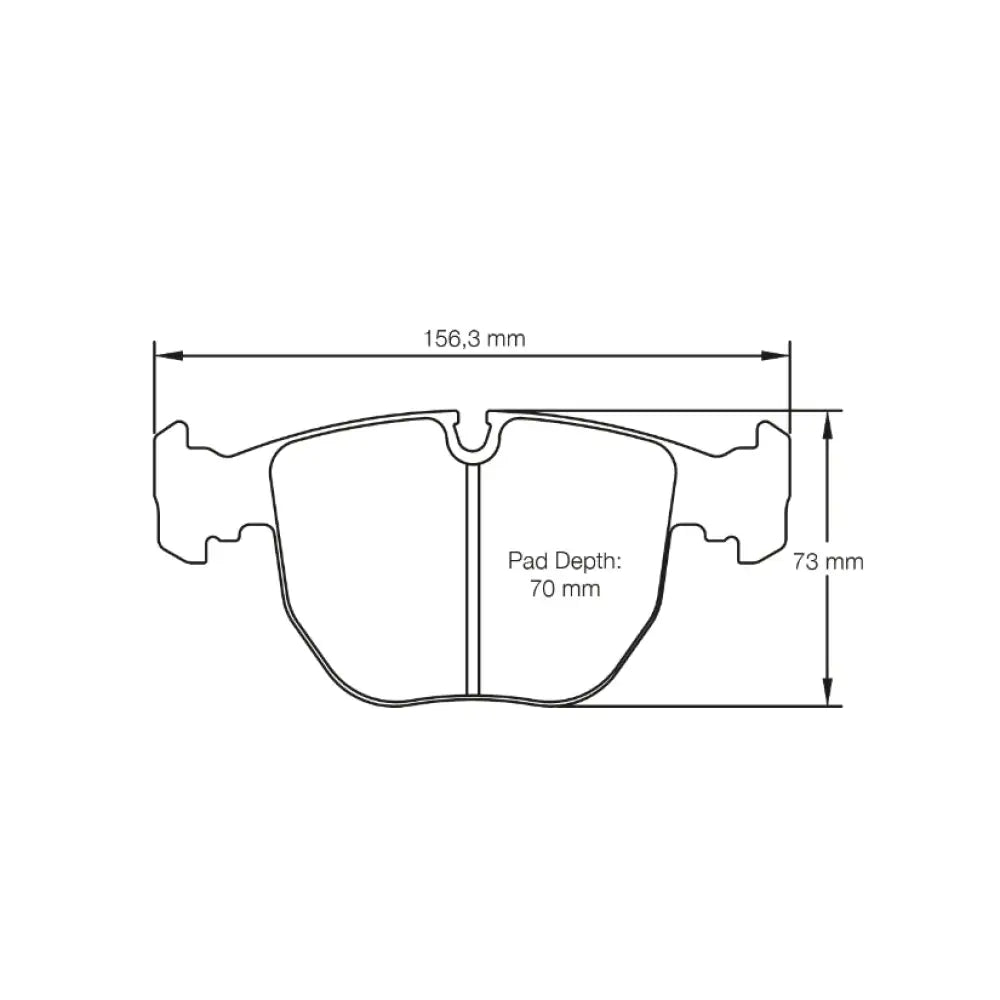 Pagid Brake Pads BMW M5 E39 98-03 Brake Pads