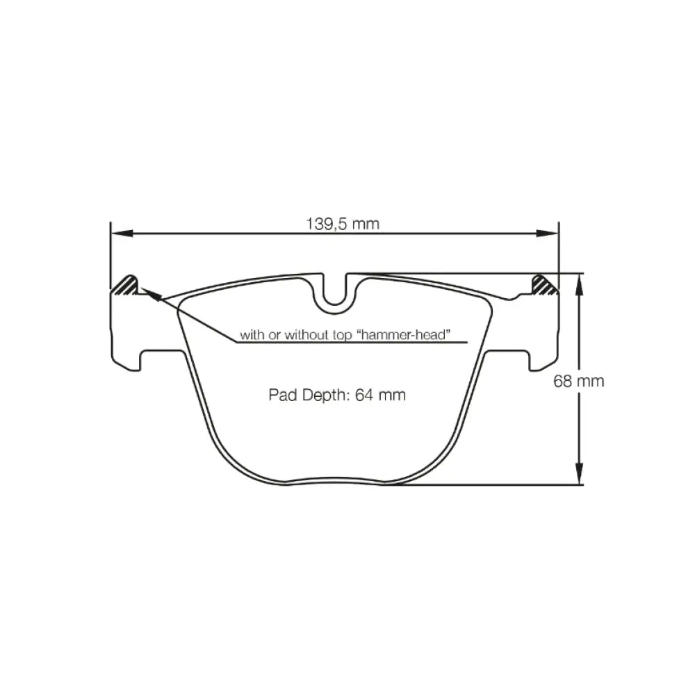 Pagid Brake Pads BMW M5 E60 43773 Brake Pads