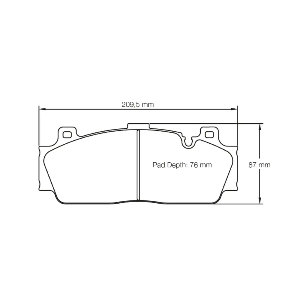 Pagid Brake Pads BMW M5 F10 42675 Brake Pads