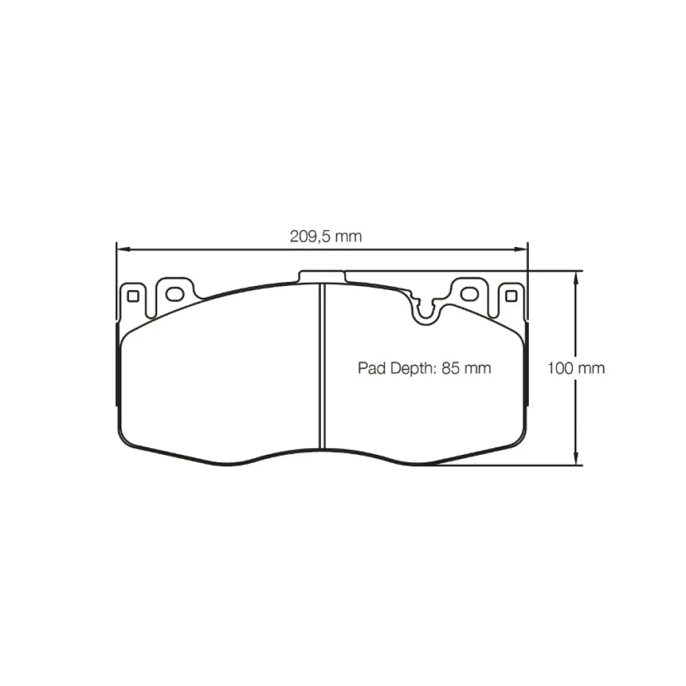 Pagid Brake Pads BMW M6 F13 Ceramic Brakes 12- Brake Pads