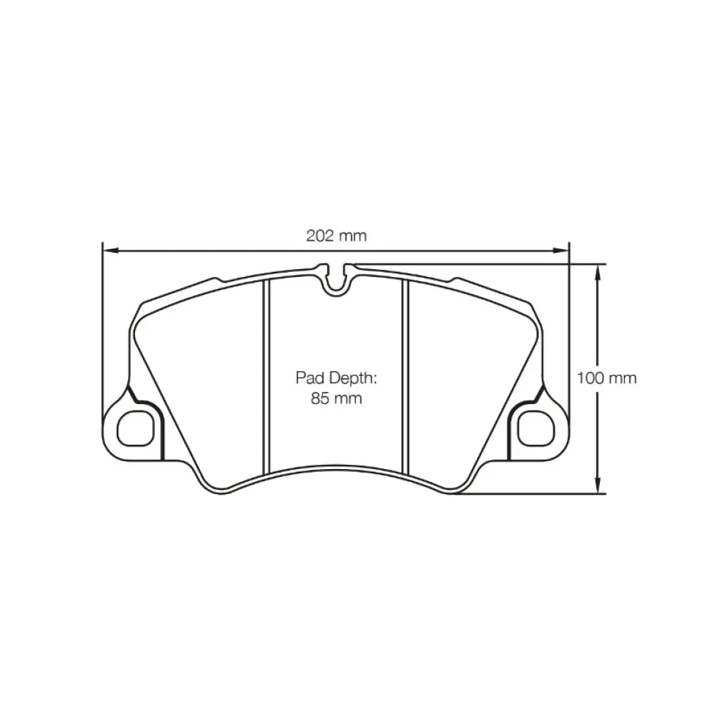Pagid Brake Pads Brembo Extrema 6 Piston Caliper Brake Pads