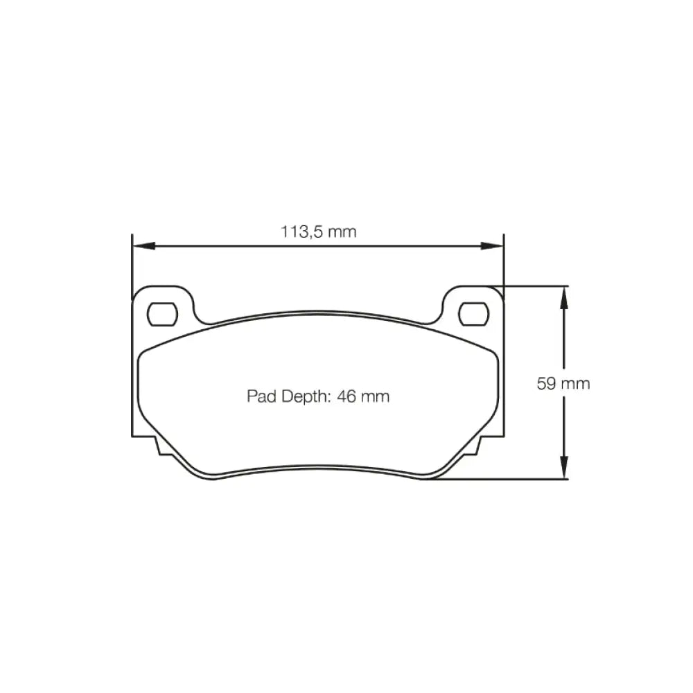 Pagid Brake Pads Caterham Sp/300.R 12- Brake Pads
