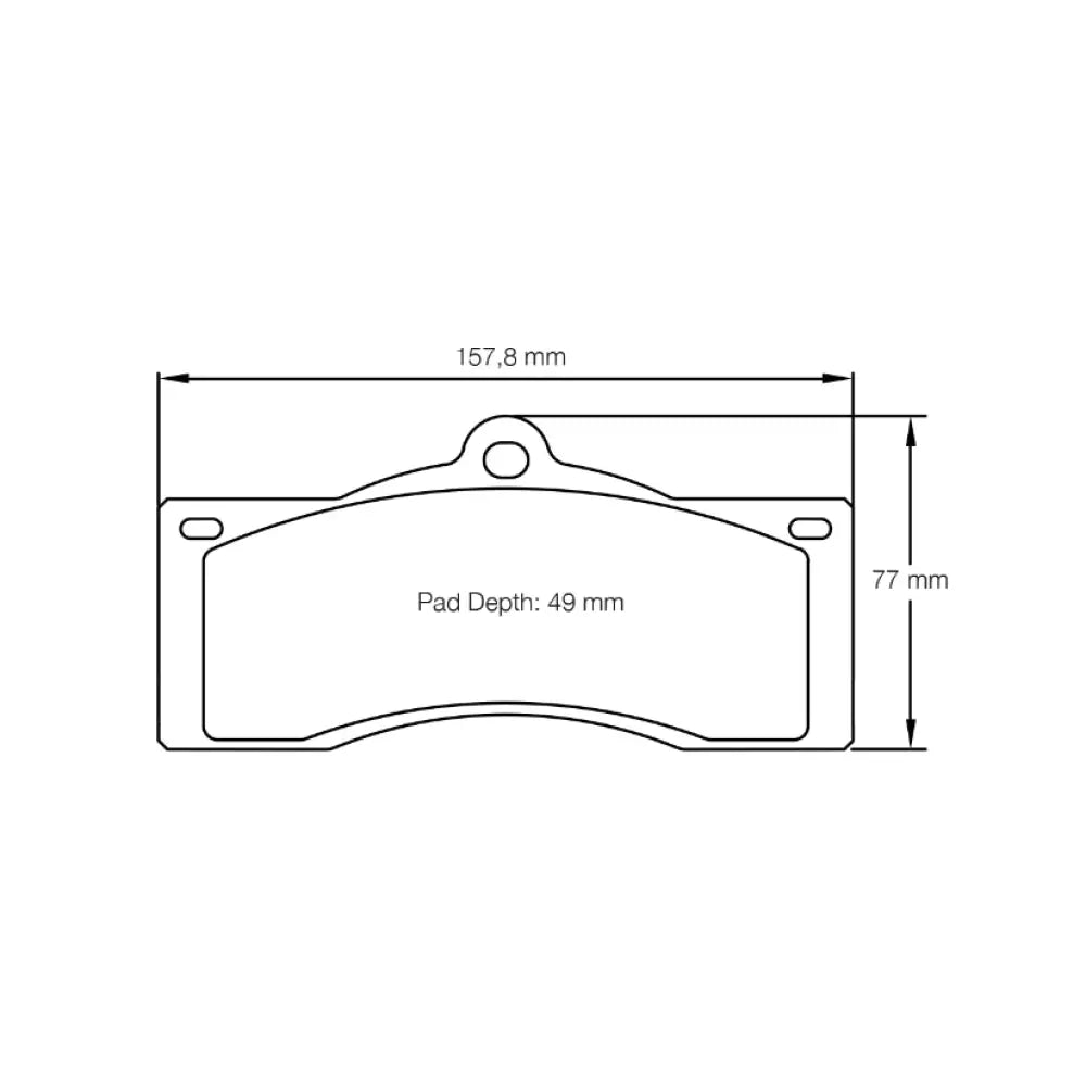 Pagid Brake Pads Chevrolet Corvette C32 Stingray 63-82 Brake Pads