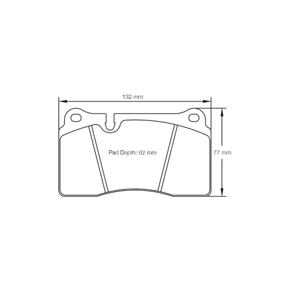 Pagid Brake Pads Chevrolet Corvette C6 Brembo Ceramic Brakes 41518 Brake Pads