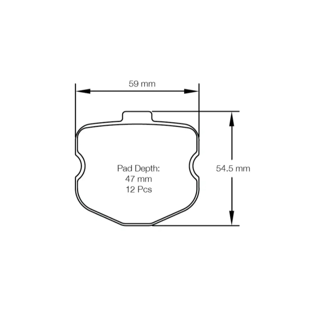 Pagid Brake Pads Corvette C6 Z06/Grand Sport With Multi Pad System 06-13 Brake Pads