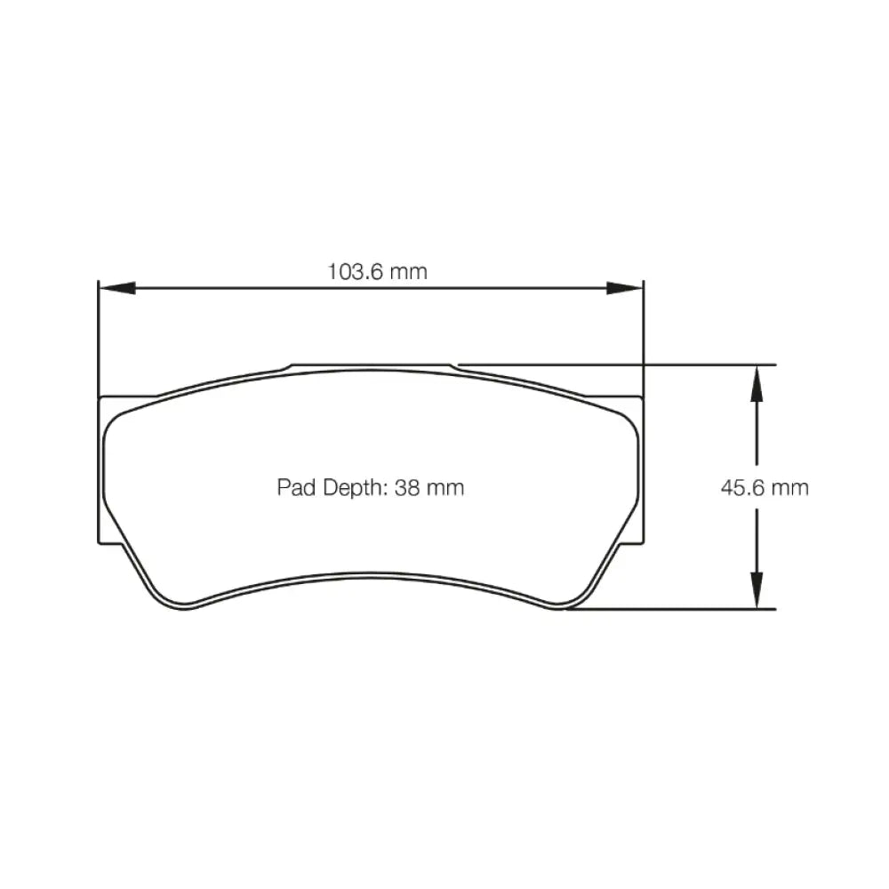 Pagid Brake Pads Dallara F317 Formula F3 Brembo Caliper 17- Brake Pads