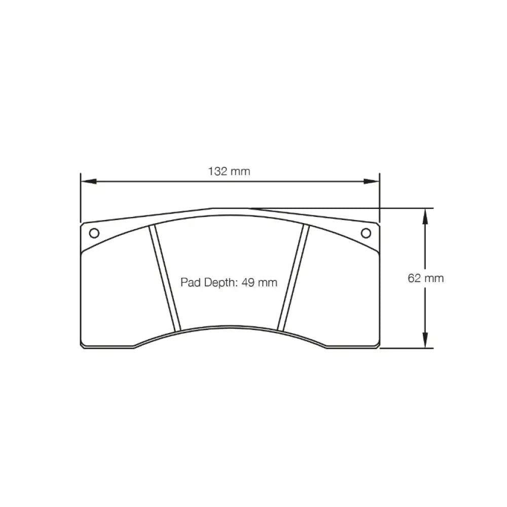 Pagid Brake Pads Dodge Viper SRT GT3-R 13-17 Brake Pads