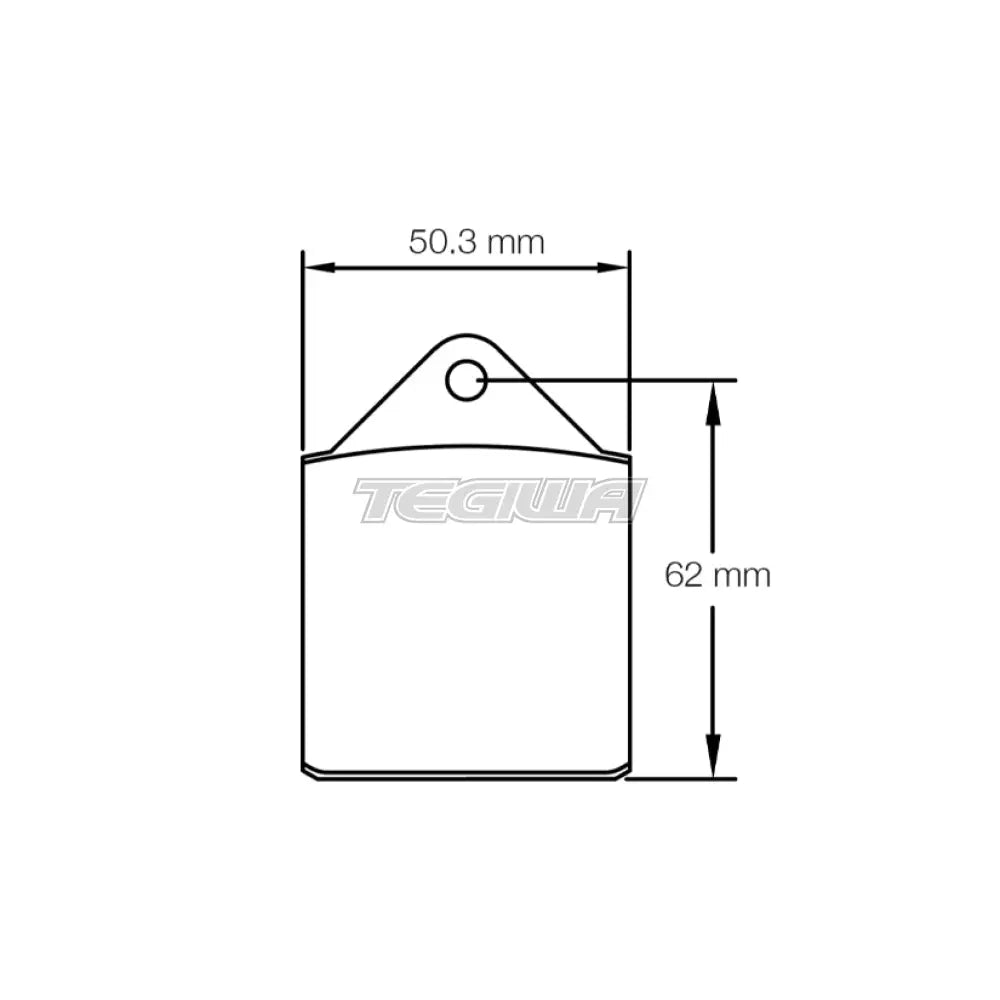 Pagid Brake Pads Dunlop 1 3/4 Zoll Orig. Alfa Romeo Parts Nr. 105142205200 Caliper 17mm 8056 / RSH 29E Brake Pads